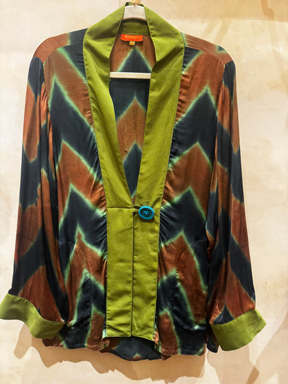KALEIDOSCOPIC HAND DYED SWING JACKETS