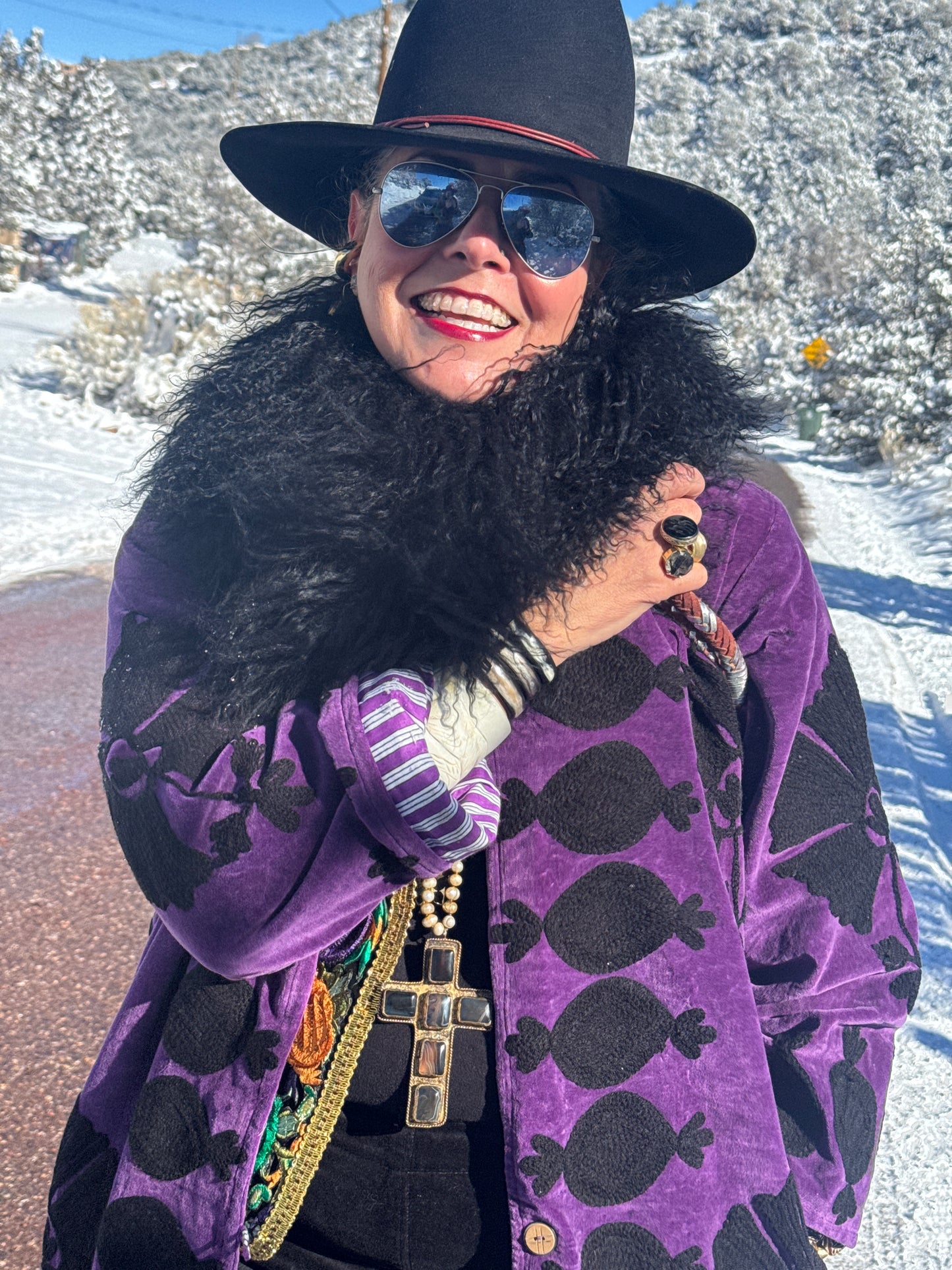 VELVET ODESSA COAT