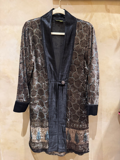 LUXE VELVET SWING COATS MIDNIGHT COLLECTION