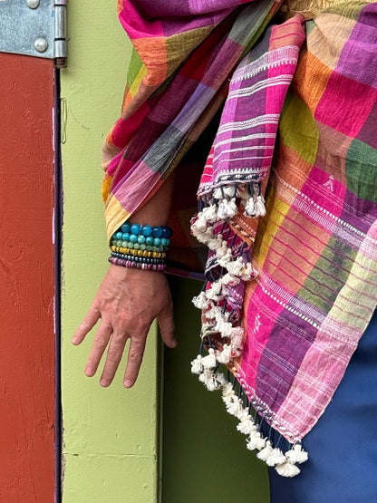 RAINBOW PICNIC SHAWL