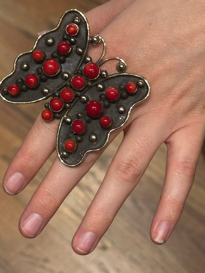 BUTTERFLY GEMSTONE RINGS