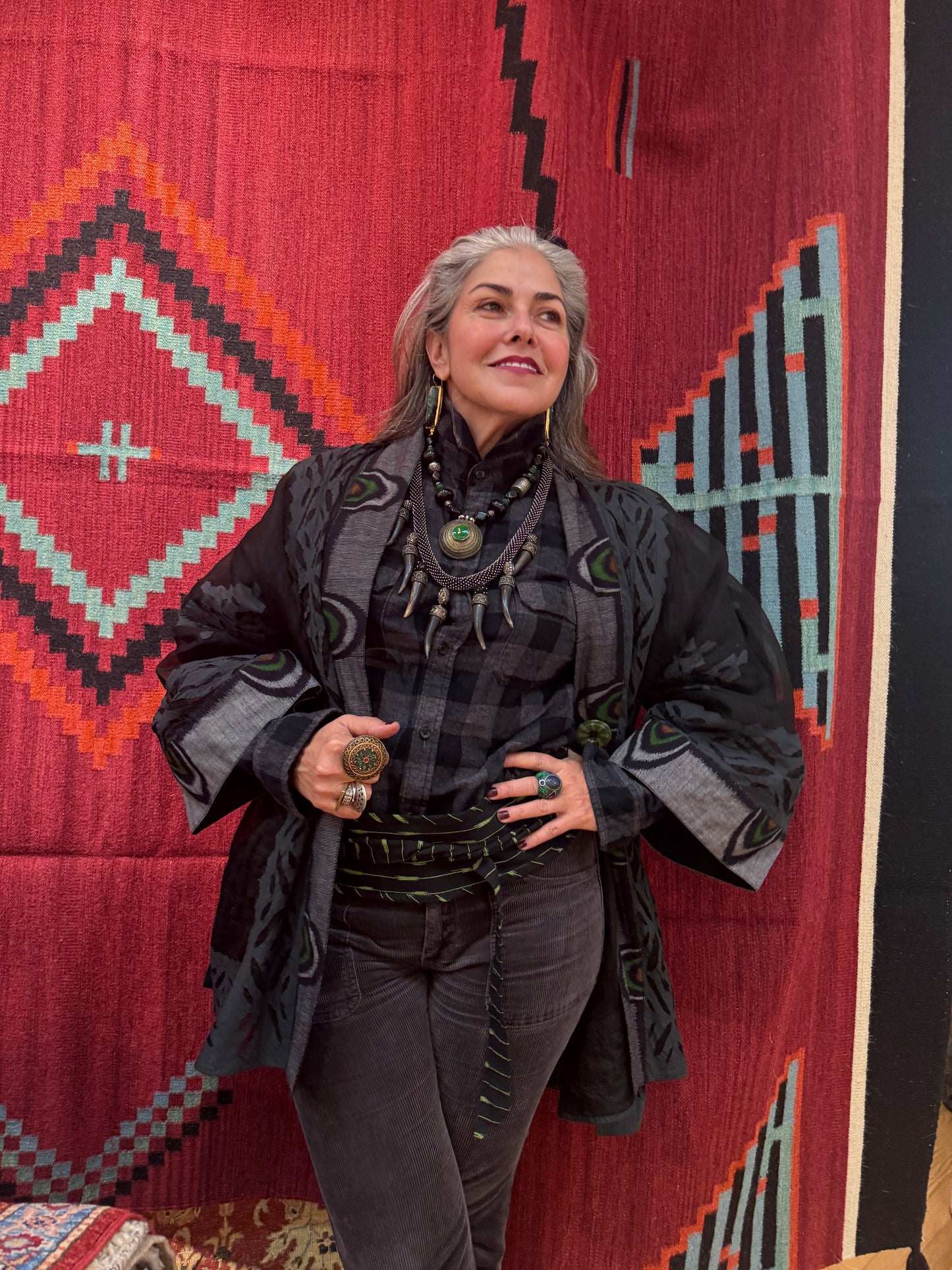 ORGANZA APPLIQUÉ KIMONO