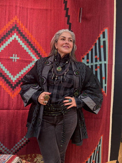 ORGANZA APPLIQUÉ KIMONO