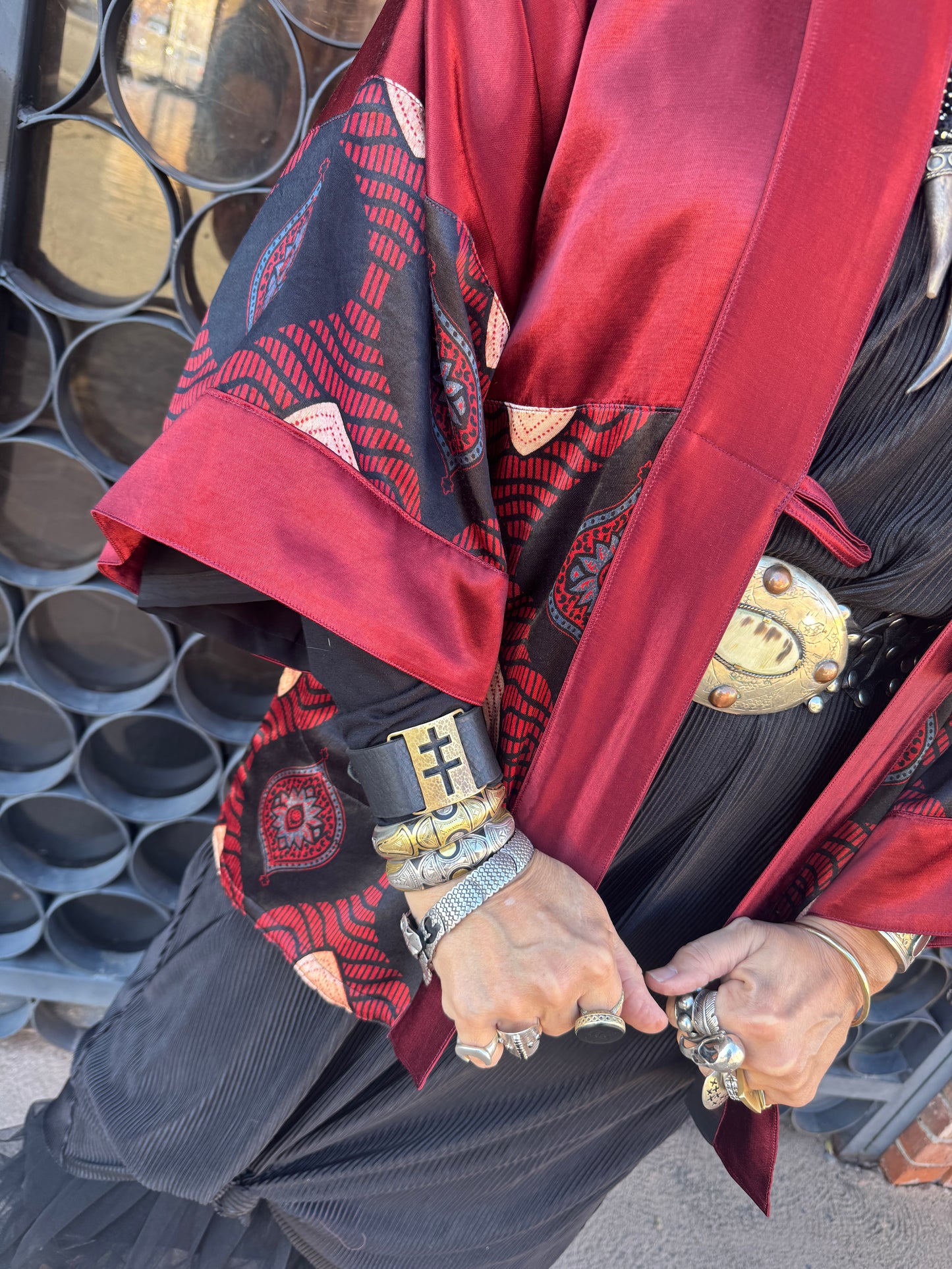 NAIROBI BUTTON KIMONO SHORT & LONG