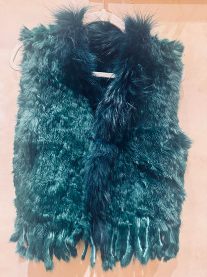 RAVISHING RABBIT FUR VESTS