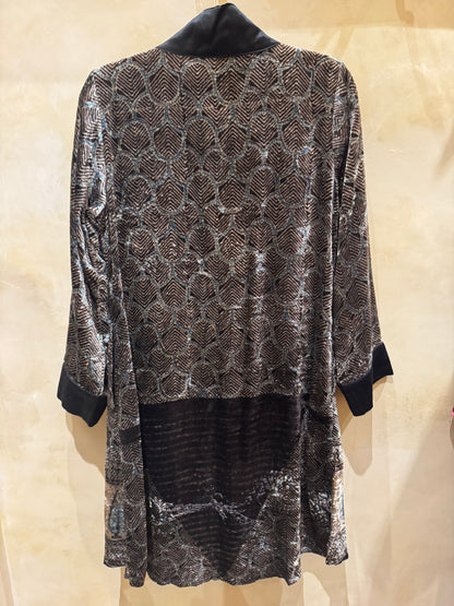 LUXE VELVET SWING COATS MIDNIGHT COLLECTION