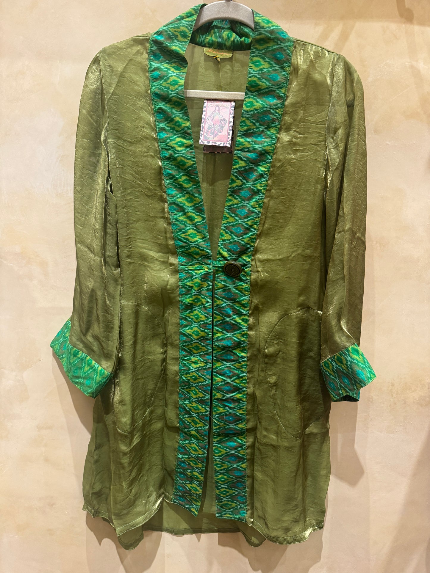 IRRIDESCENT SHIMMER SWING COATS