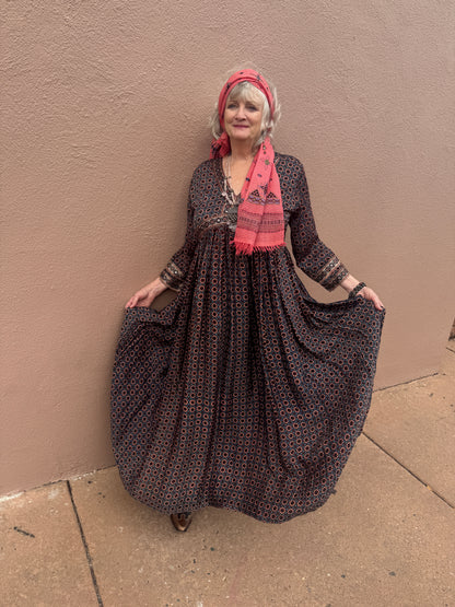 AJRAKH PRAIRIE DRESS