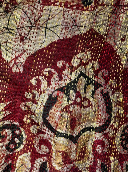 REVERSIBLE QUILTED SILK JACKET FOR ALL SEASONS