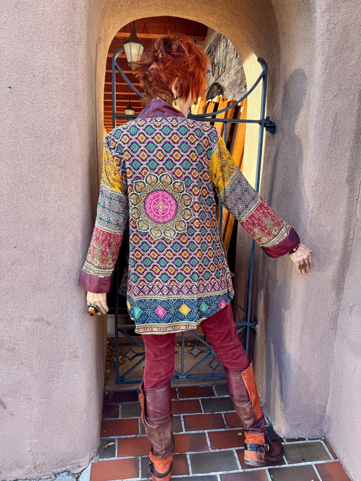 MICRO BLING SWING JACKET