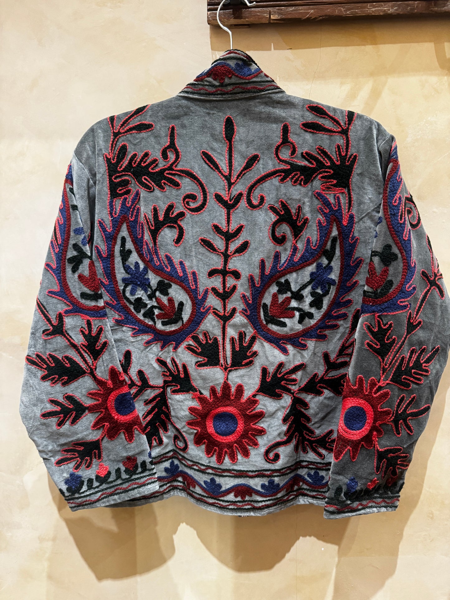 GRAY DAY VELVET JACKET