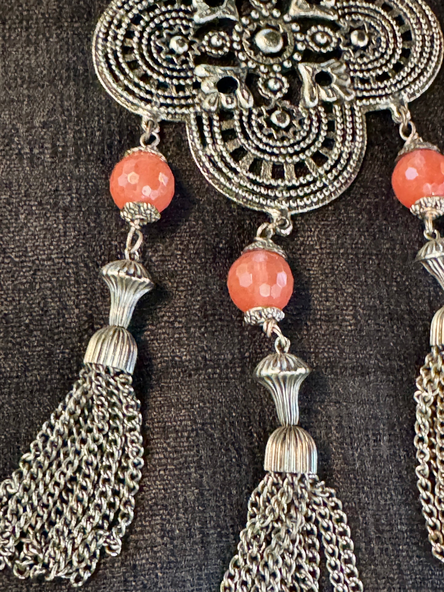 BYZANTINE BEAUTY TASSEL NECKLACE