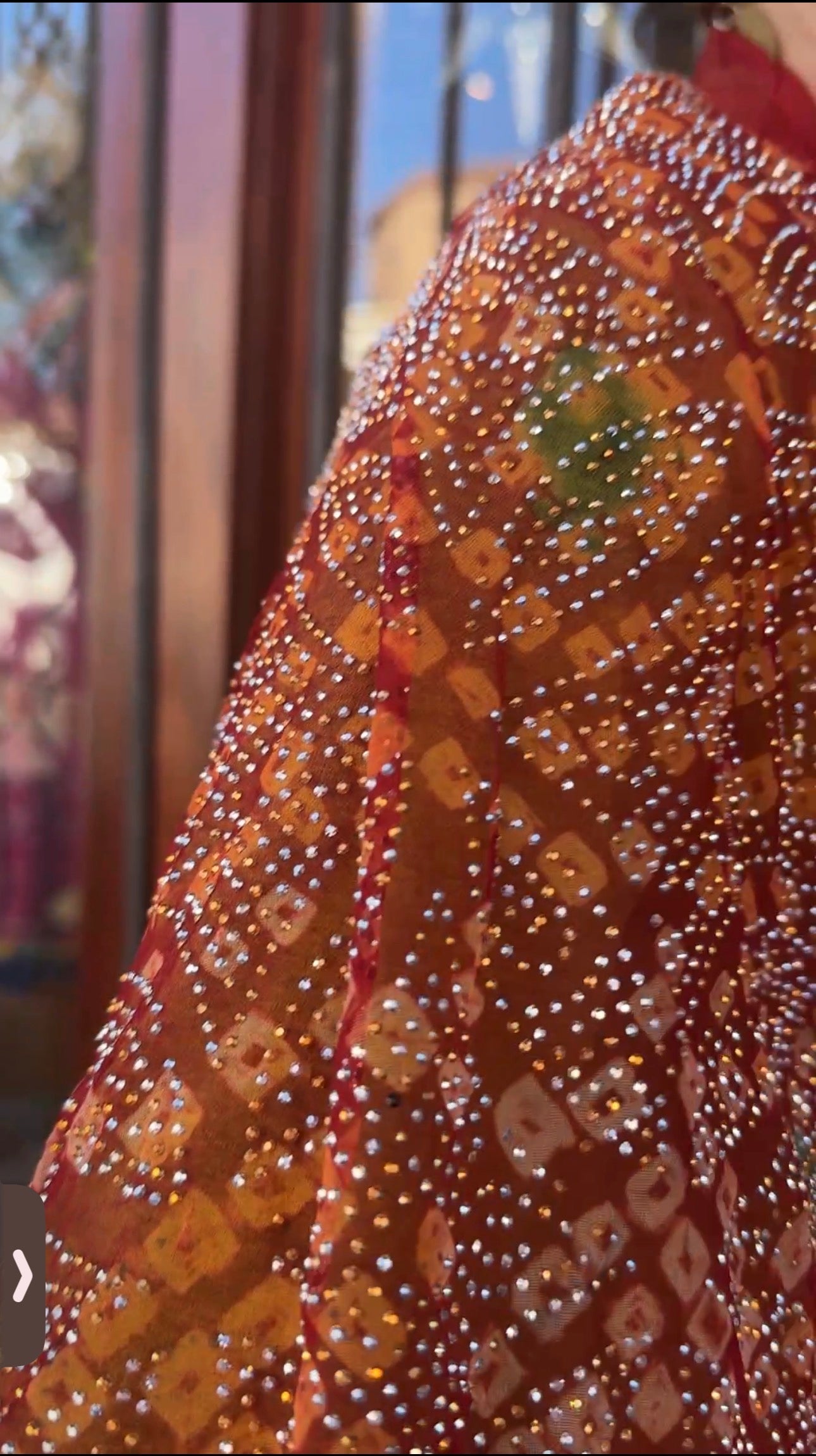 SHEHERAZADE SILK BLING SHAWL