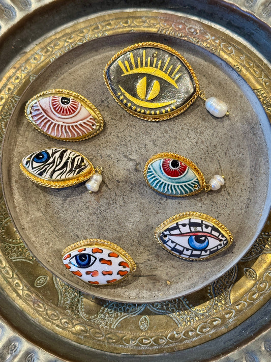 I’VE GOT AN EYE ON YOU BROOCHES