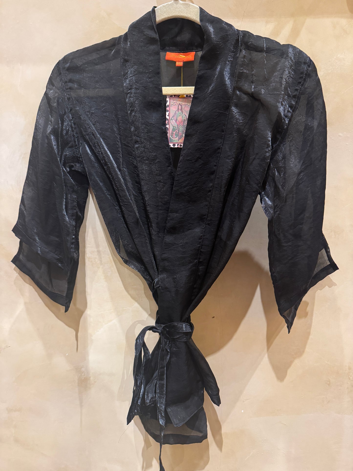 SHIMMER TIE KIMONO