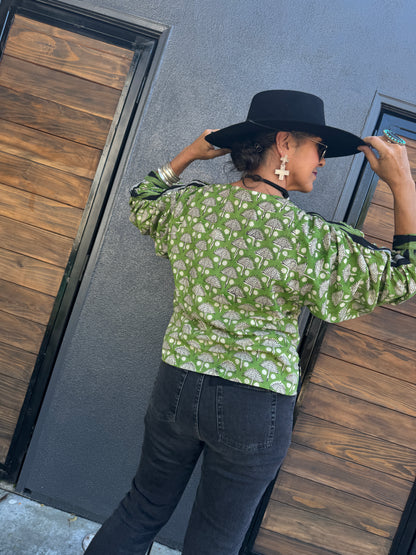 GREEN CRANE KAGAN BLOUSE