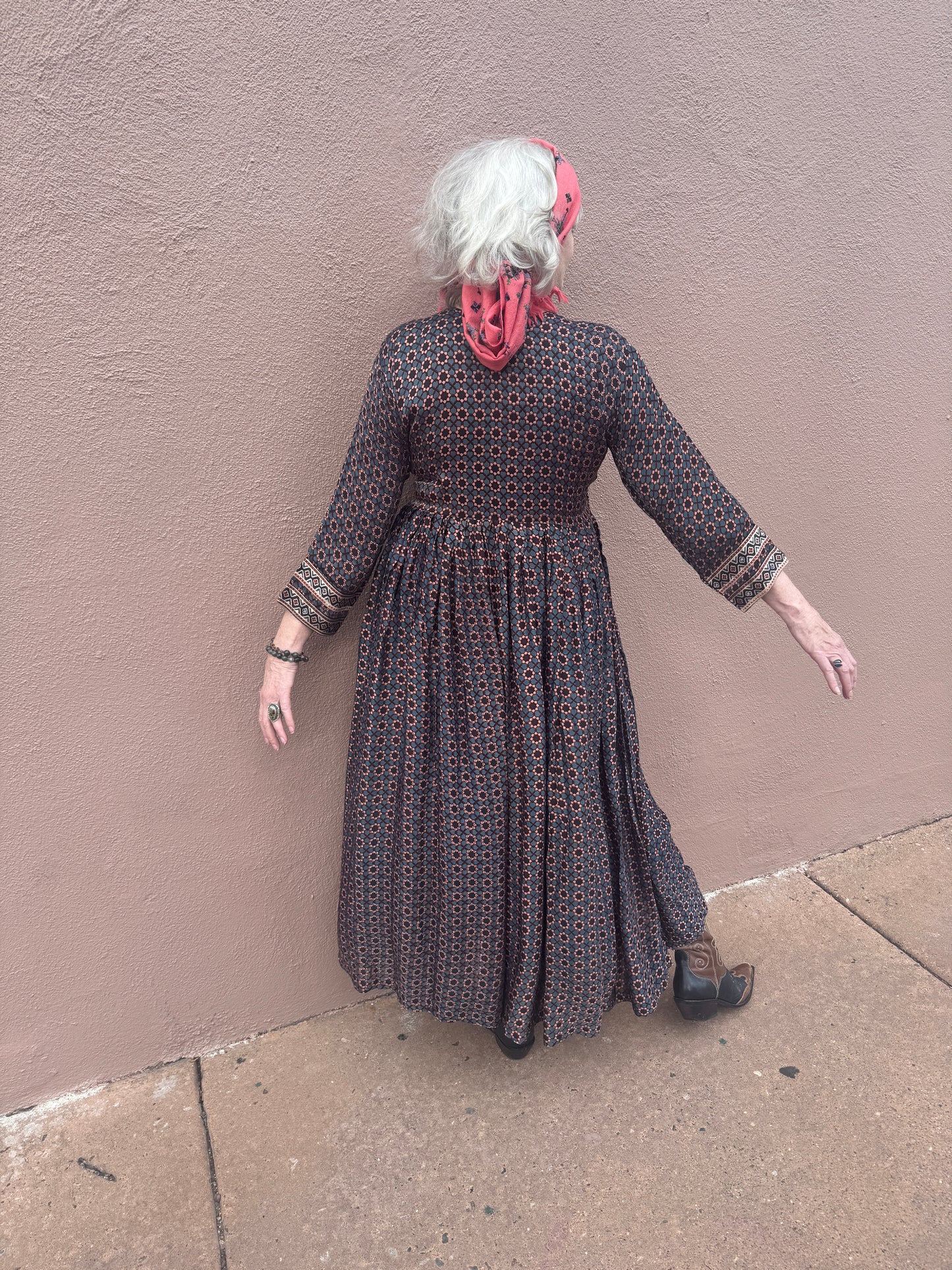 AJRAKH PRAIRIE DRESS