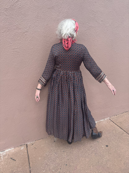 AJRAKH PRAIRIE DRESS