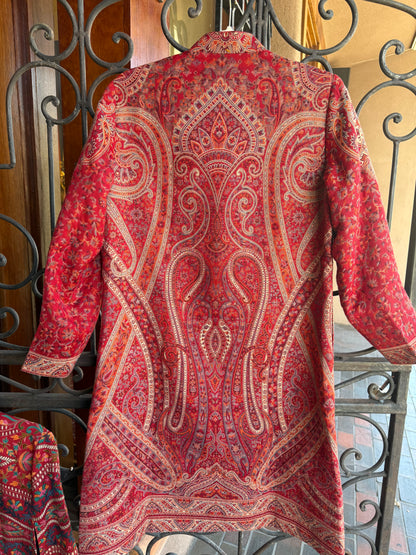 KASHMIRI WOOL BROCADE COAT