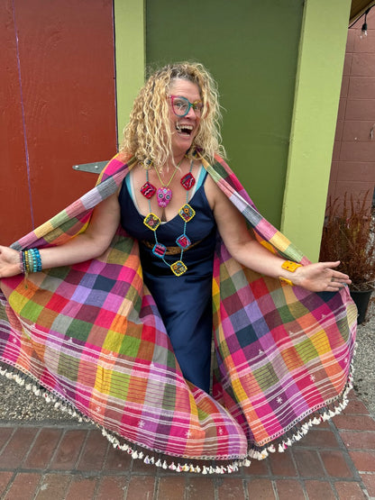 RAINBOW PICNIC SHAWL