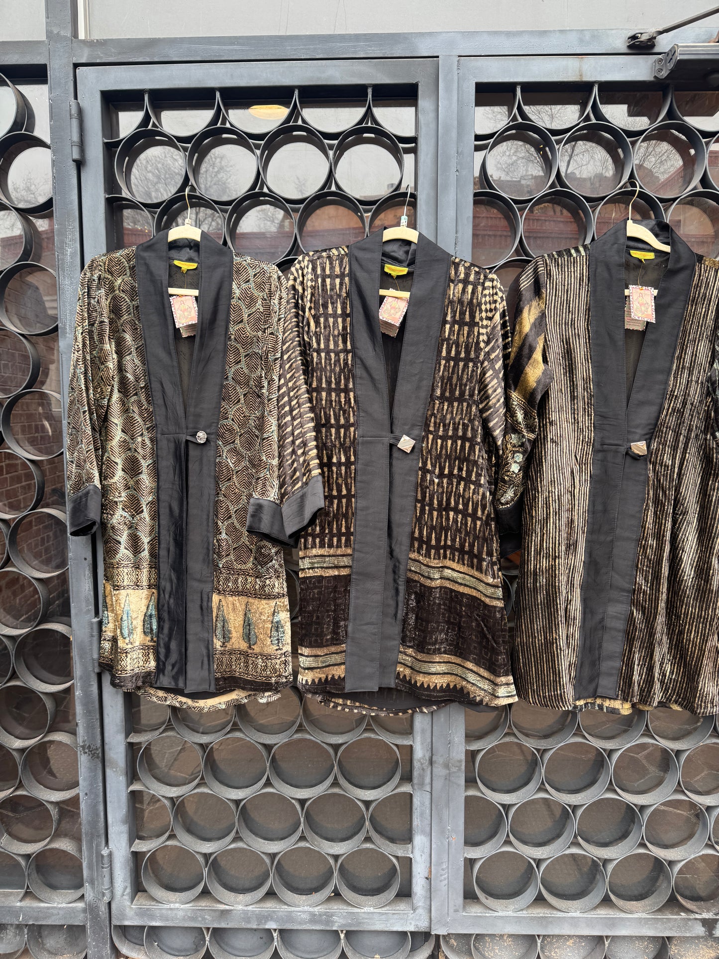 LUXE VELVET SWING COATS MIDNIGHT COLLECTION