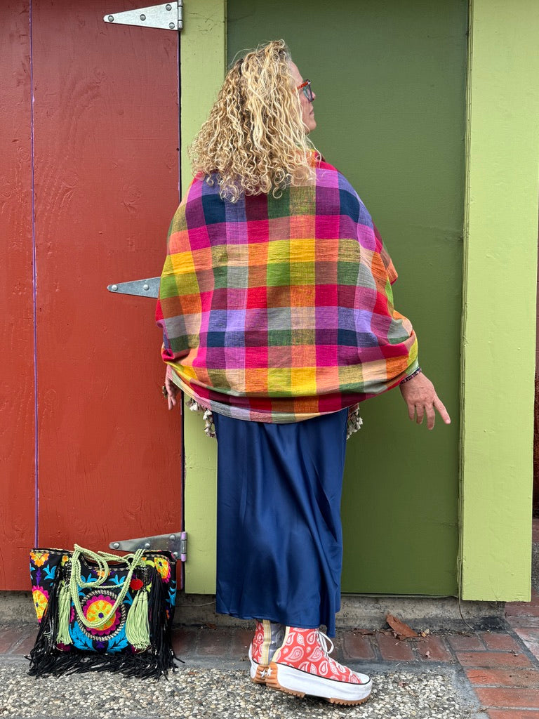 RAINBOW PICNIC SHAWL