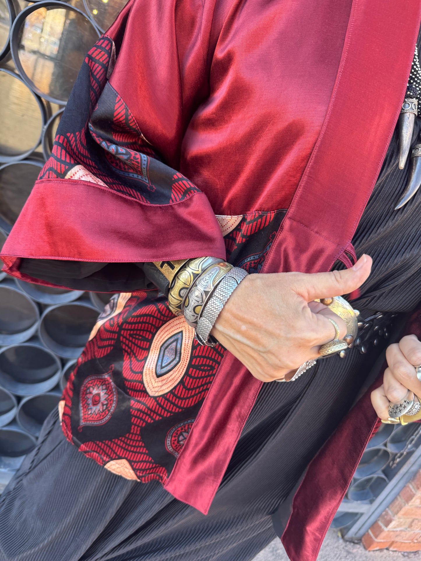 NAIROBI BUTTON KIMONO SHORT & LONG