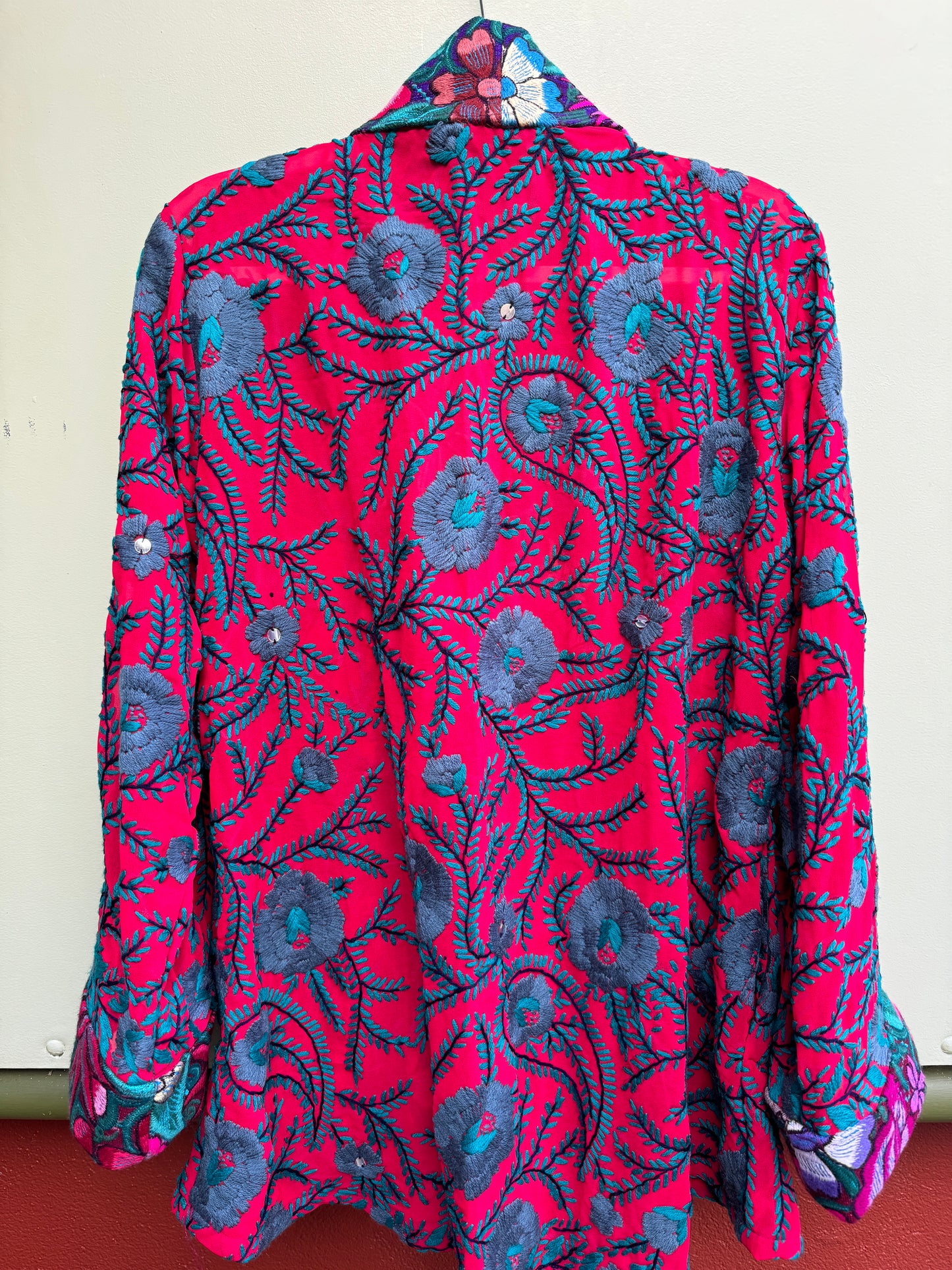 SWING JACKET FUCHSIA FLOWER