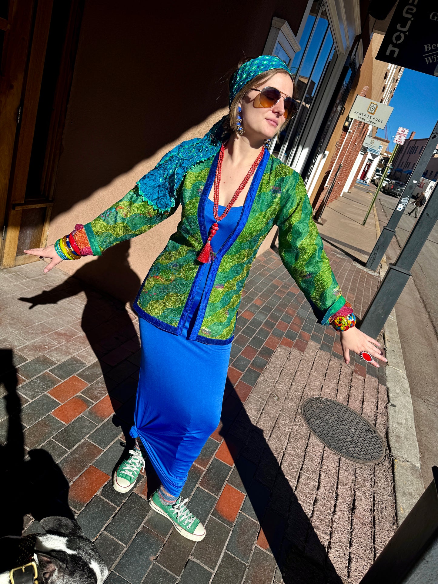 POP OF SPRING REVERSIBLE SILK JACKET