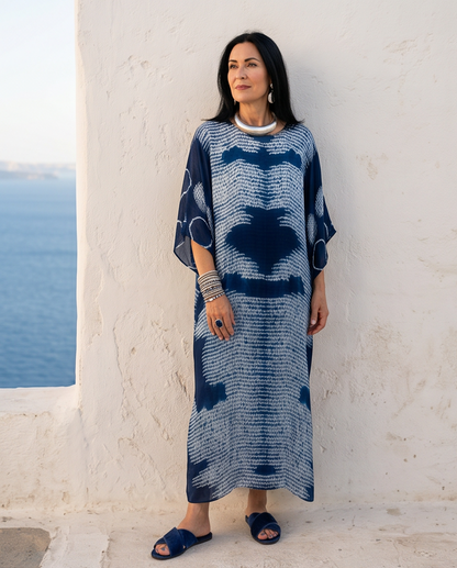 BLUE WAVE KAFTAN