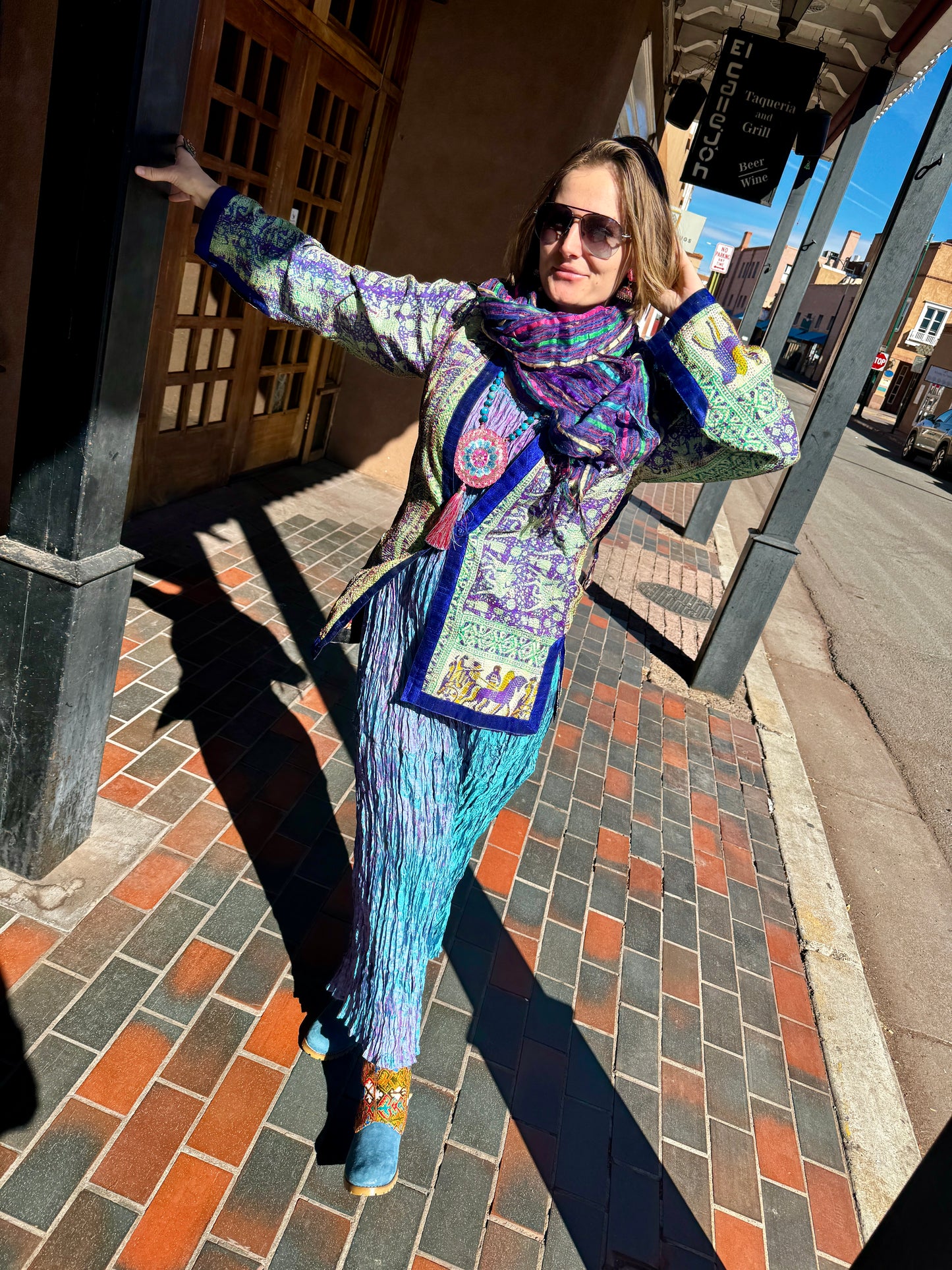 REVERSIBLE QUILTED SILK JACKET FOR ALL SEASONS