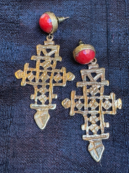 COPTIC CROSS EARRINGS