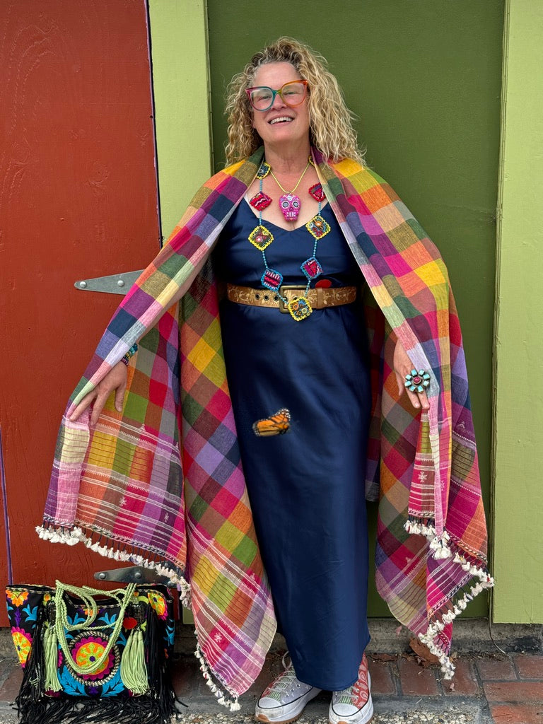 RAINBOW PICNIC SHAWL