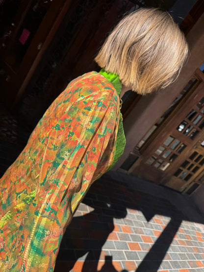ADOBE PARROT SHIMMERING SWING JACKET