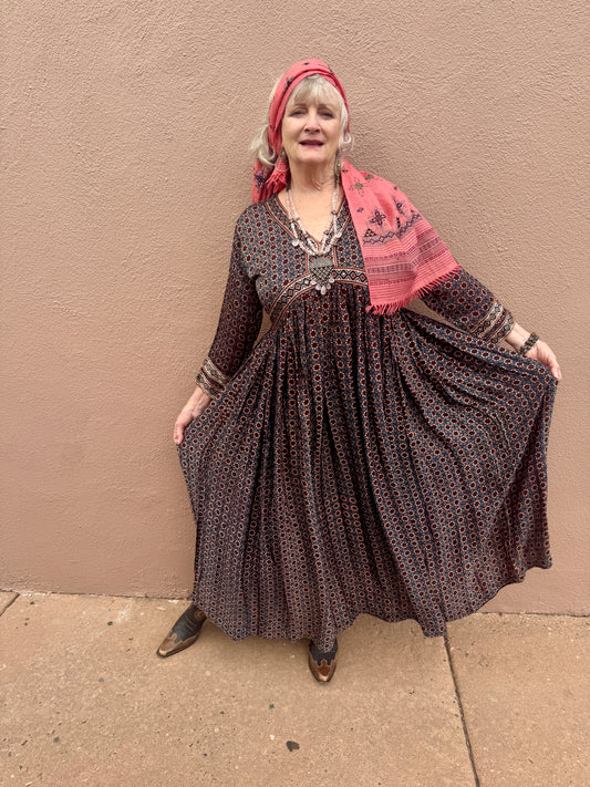 AJRAKH PRAIRIE DRESS