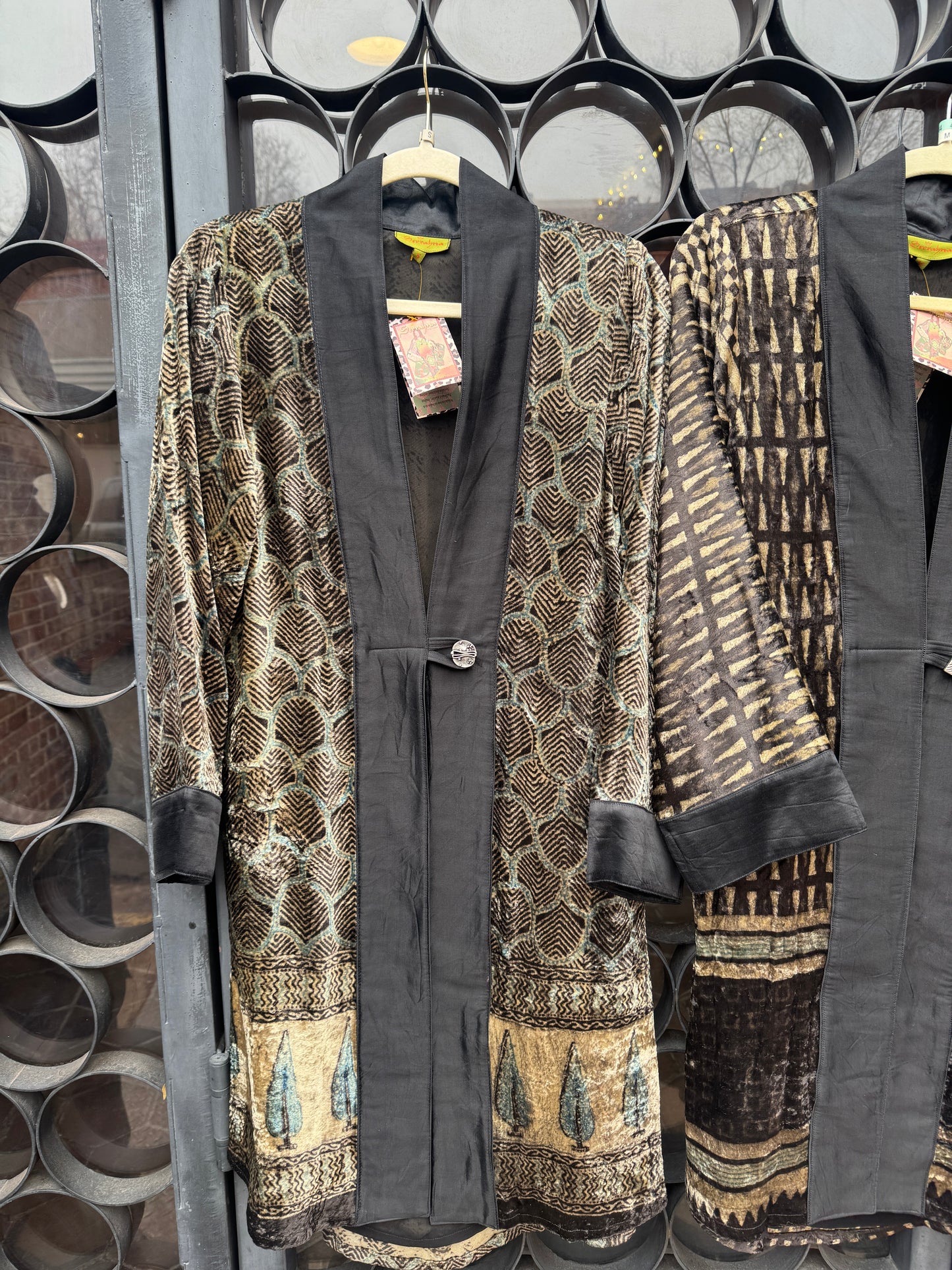 LUXE VELVET SWING COATS MIDNIGHT COLLECTION