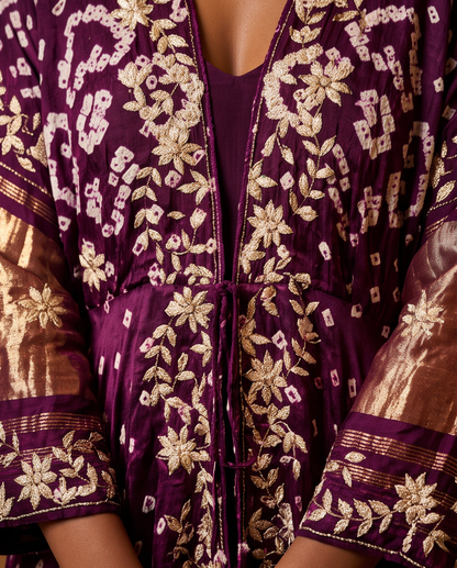 RAJESTIC BLING AZEEZA COAT DRESS