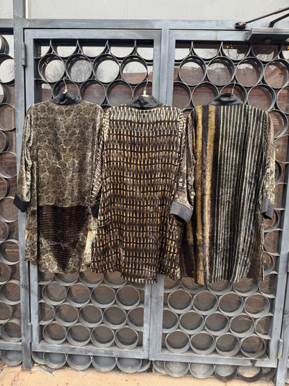 LUXE VELVET SWING COATS MIDNIGHT COLLECTION