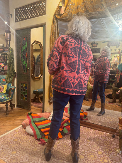 TUAREG JACKET EMBROIDERED VELVET