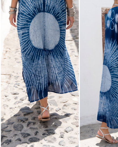 BLUE WAVE KAFTAN