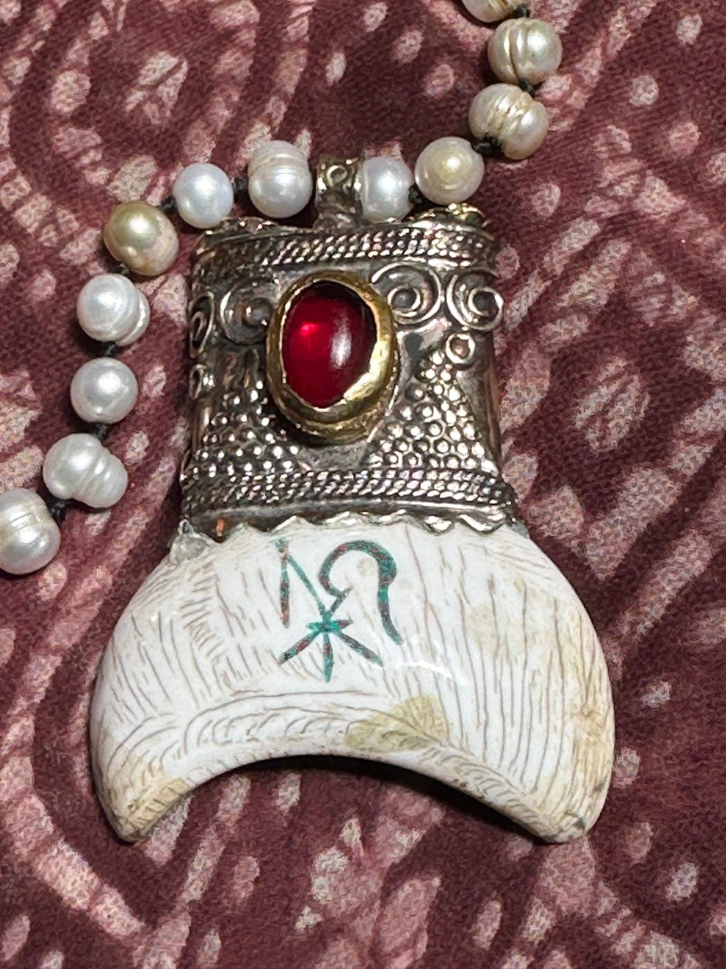 NAGA PENDANT PEARL STRAND