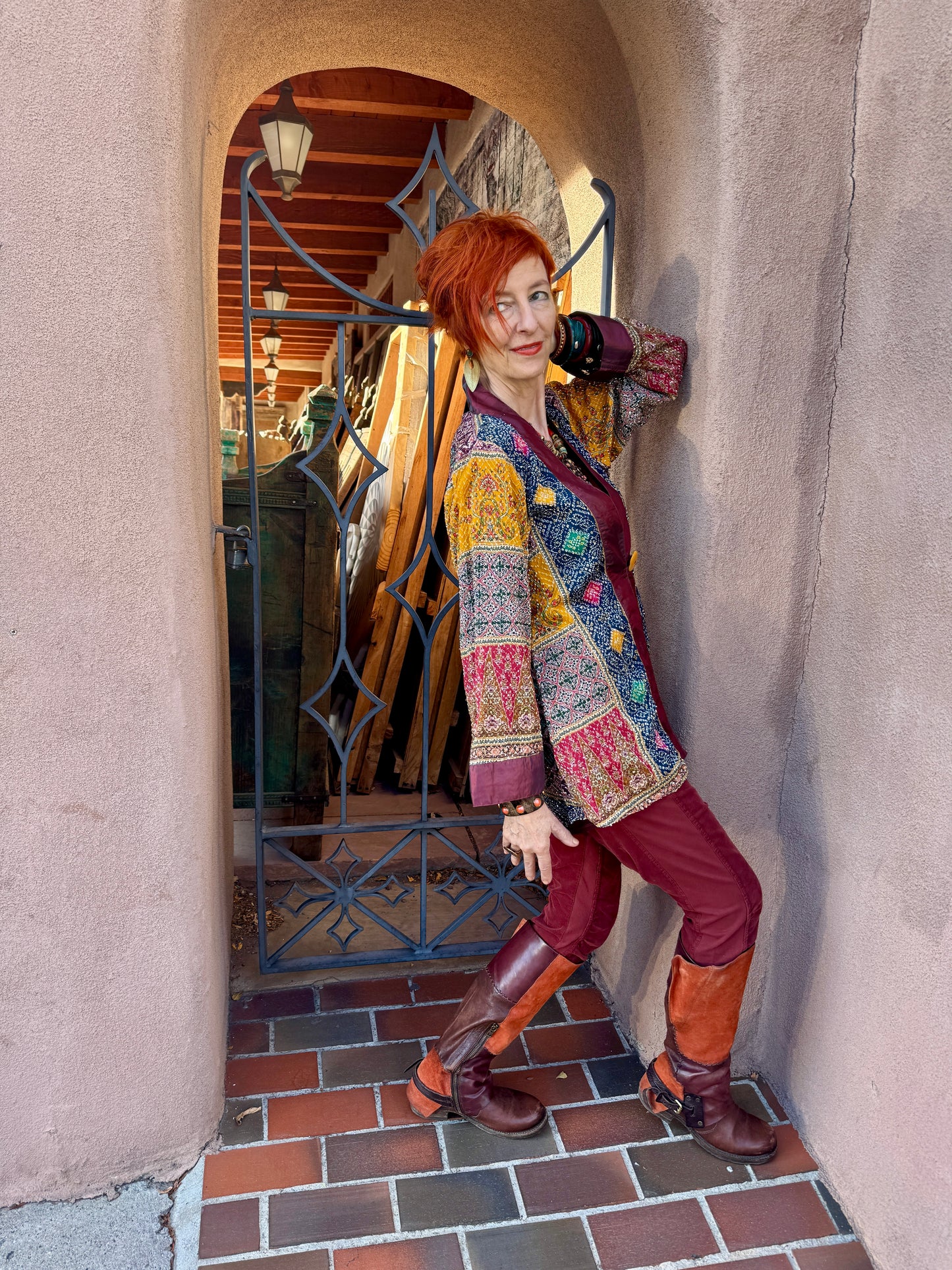 MICRO BLING SWING JACKET