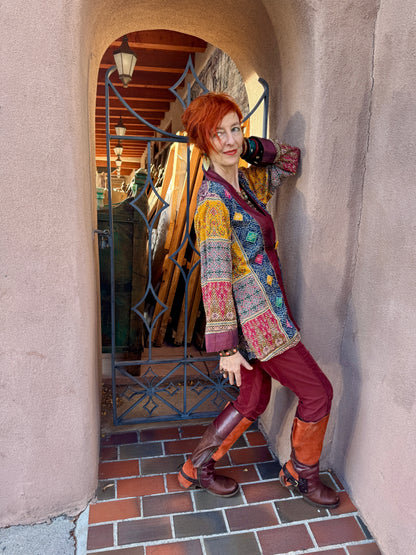 MICRO BLING SWING JACKET