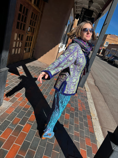 REVERSIBLE QUILTED SILK JACKET FOR ALL SEASONS