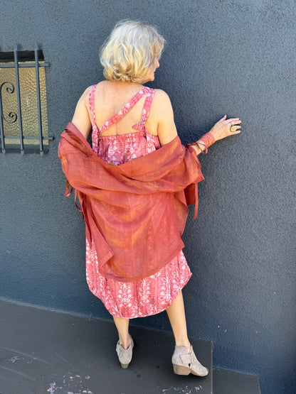 SHIMMER BLUSH KIMONO