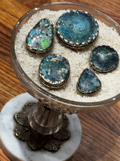 ROMÁN SEA GLASS RINGS