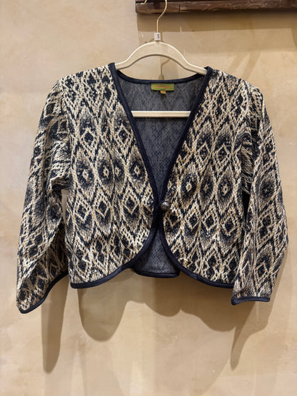 SNAKESKIN SEQUIN BOLERO