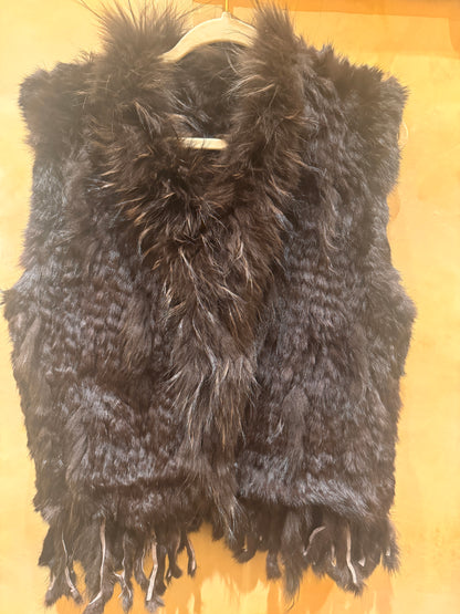 RAVISHING RABBIT FUR VESTS