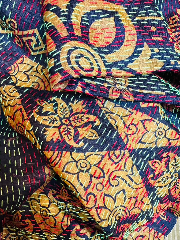 REVERSIBLE SILK SCARF