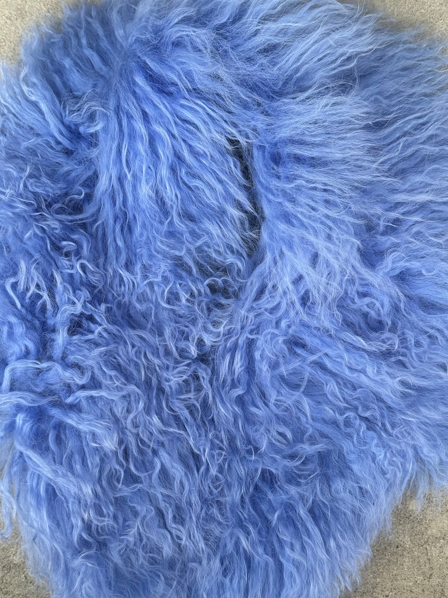 MONGOLIAN CURLY LAMB FUR COLLAR